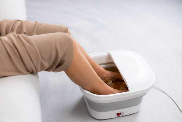 Bain pieds massant