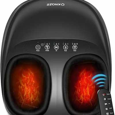 KNQZE Machine de masseur pieds avec chaleur