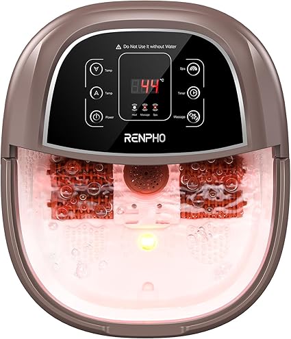 RENPHO Foot Spa Hydromasseur avec chauffage