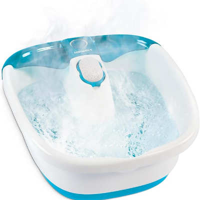HoMedics Bubble Mate – Bain de pieds à bulles avec fonction maintien au chaud